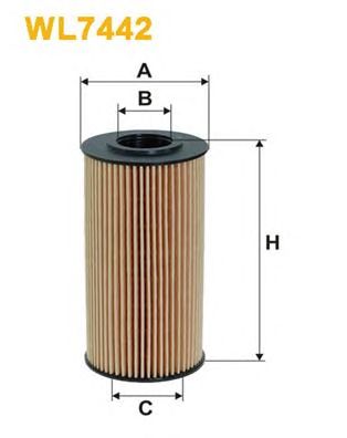 WIX FILTERS wl7442 -  Фильтр масляный двигателя